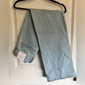 Zara Light Blue Wide Leg Jeans